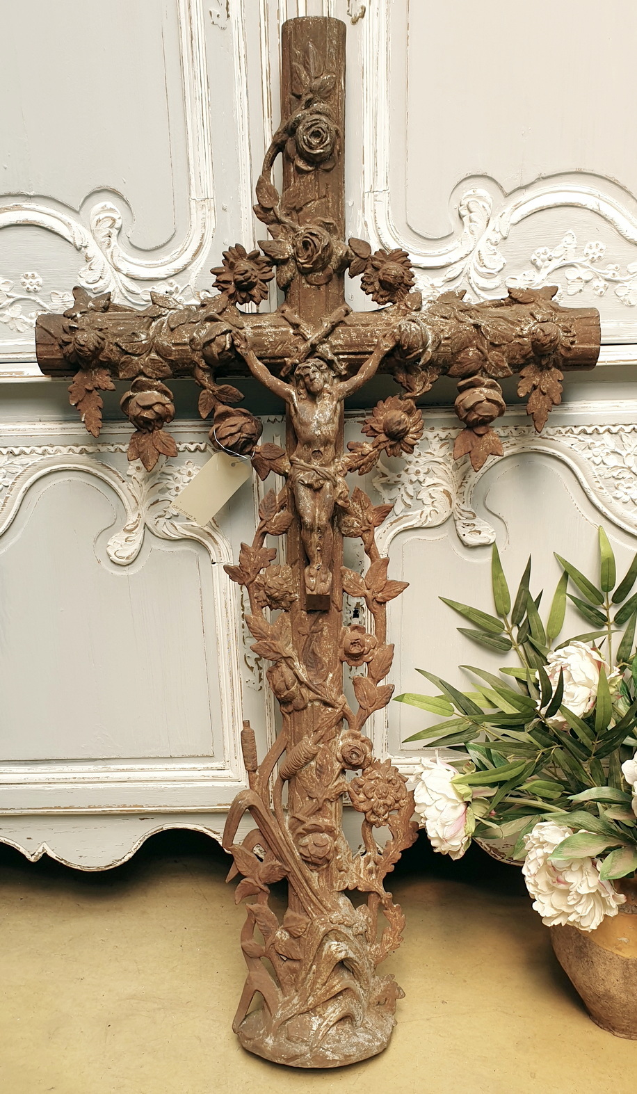 A large French Crucifix